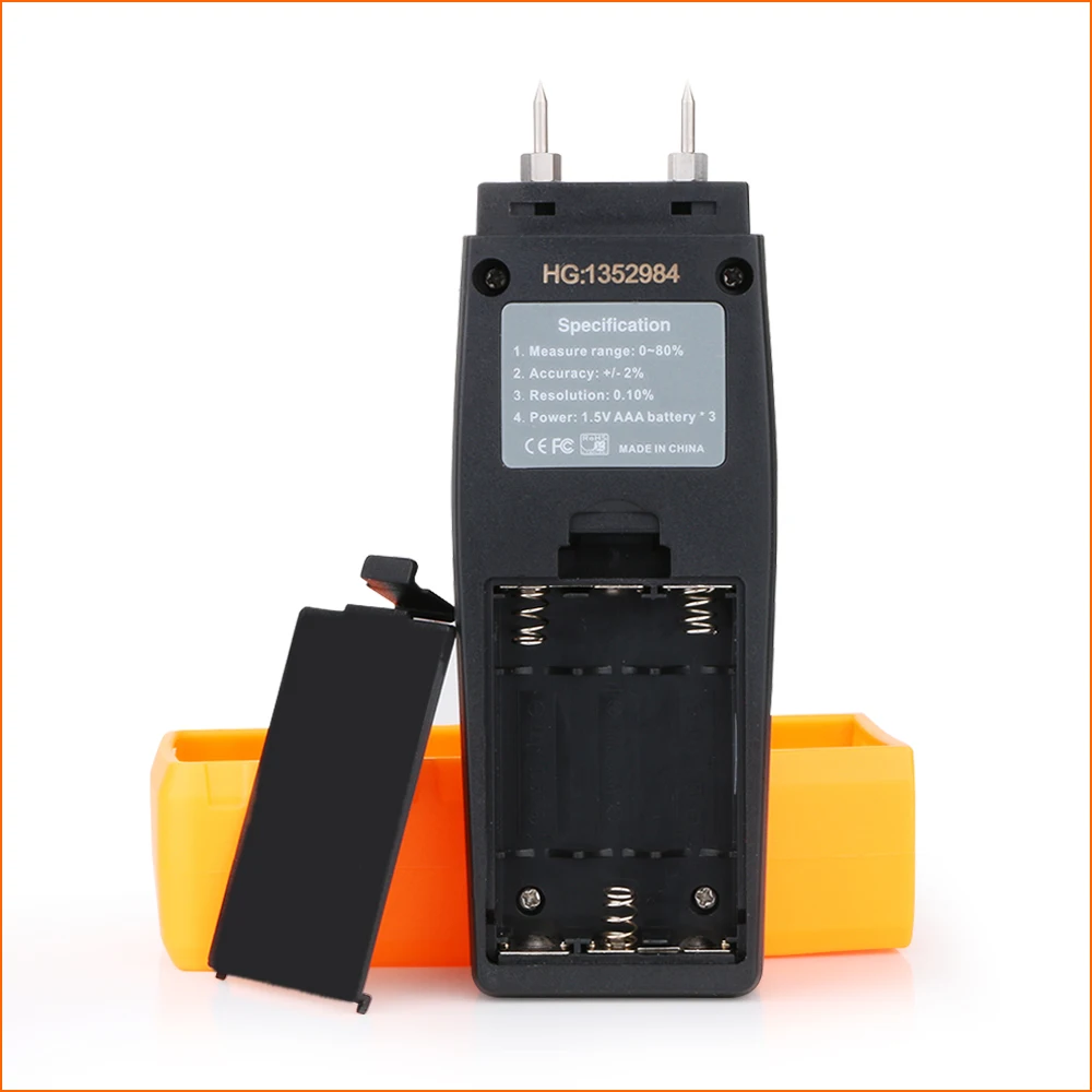 RZ Feuchtigkeit Meter Holz Feuchtigkeit Meter Tragbare Digitale Feuchtigkeit Meter Hygrometer 0 ~ 99.9% Holz Feuchtigkeit Meter