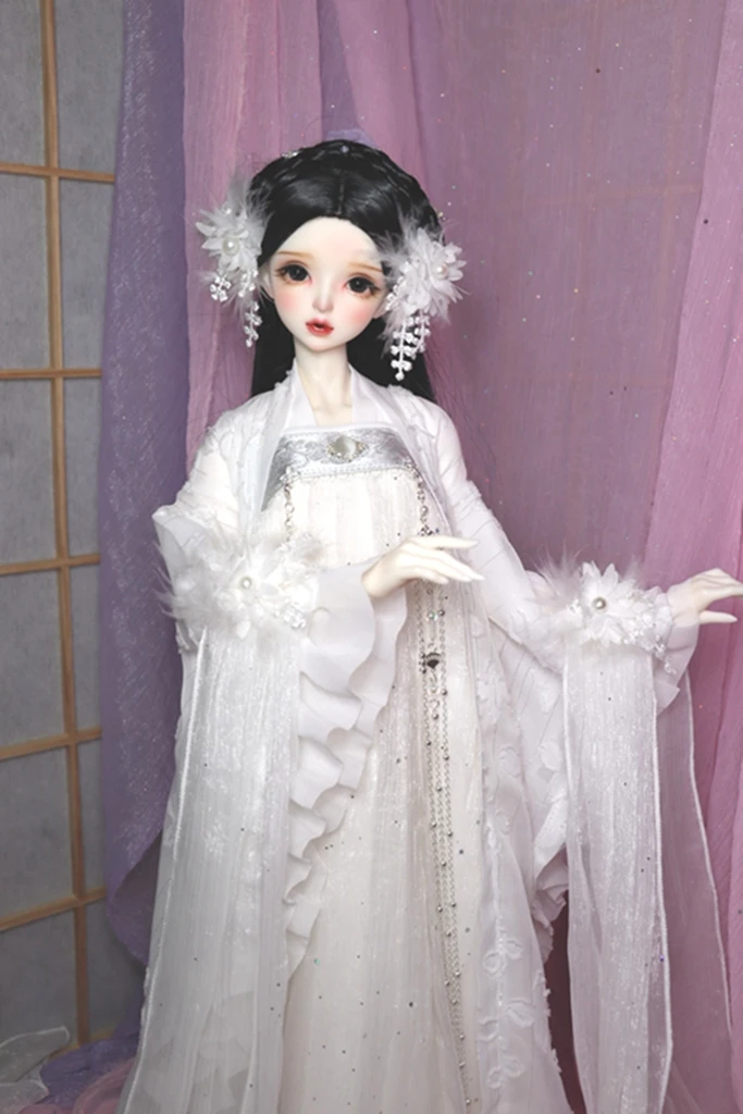 1/4 1/3 스케일 BJD 의류 액세서리 고대 의상 Hanfu 웨딩 요정 드레스, BJD/SD MSD SD13 높이 69cm 큰 소녀 인형 A793