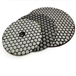 5 Inch 125mm Black Diamond Dry Polishing Pad Flexible Grinding Disc For Grinding And Cleaning Marble Granite Stone