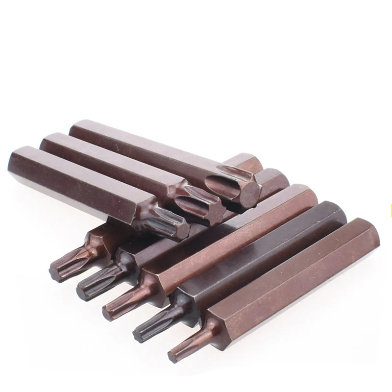 Imagem -03 - Chave de Fenda Torx de 75 mm e 30 mm Broca de 10 mm Haste Hexagonal para Chave de Fenda de Impacto T20 T25 T27 T30 T35 T40 T45 T50 T55 18 Peças