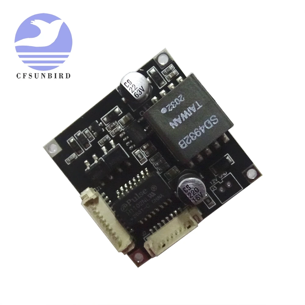 PoE Module board for Security CCTV Network IP Cameras Power Over Ethernet 12V 1A output IEEE802.3af compliant