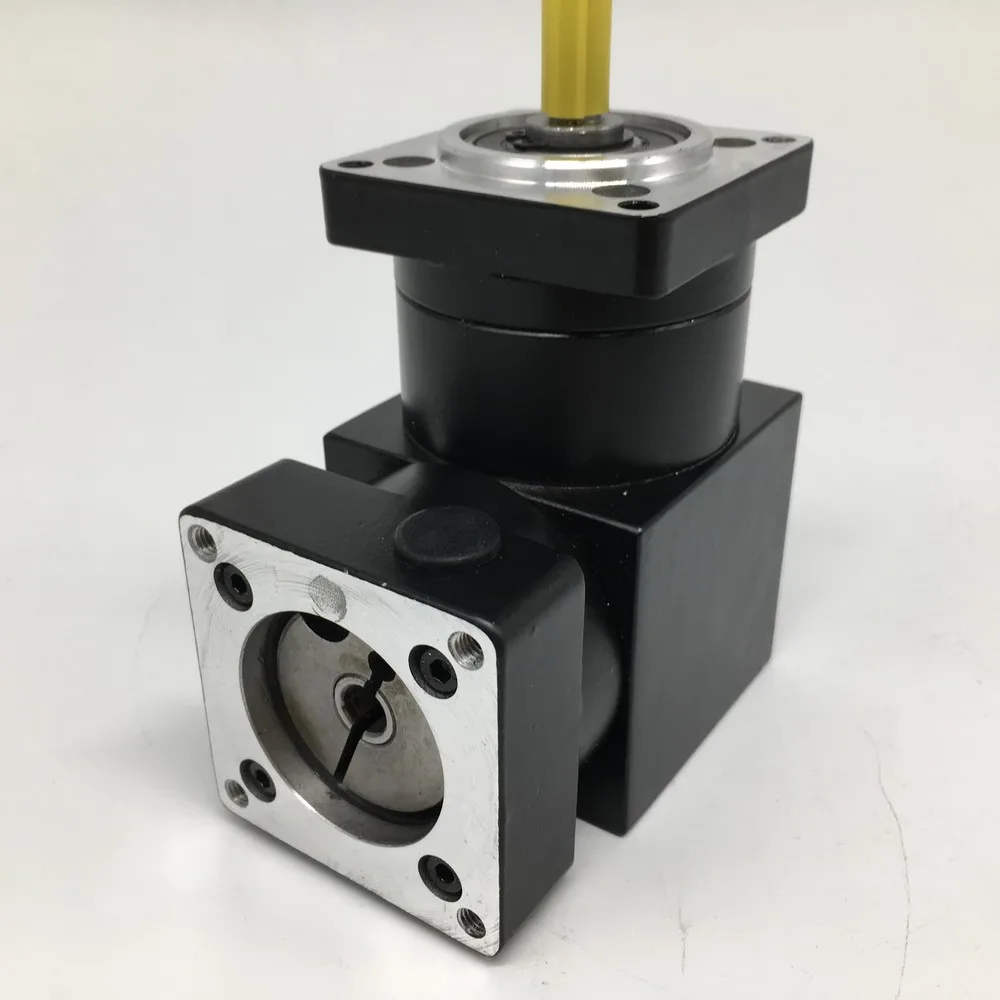 

90degree Angle Planetary 6 :1 Ratio Right Planetary Speed Reducer Gearbox Reversing Corner Reducer for NEMA23 57mm Stepper Motor