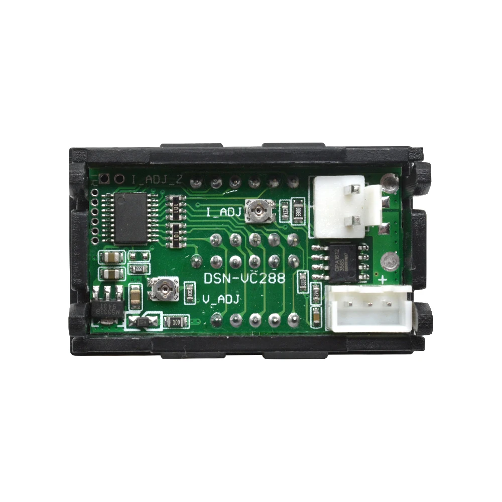 Voltímetro Digital de CC de 4,5 V a 30V, medidor de Panel de voltaje rojo/azul/verde para coche y motocicleta electromóvil de 6V y 12V