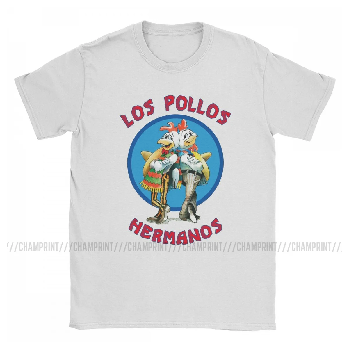 Men\'s Los Pollos Hermanos Breaking Bad T Shirt TV 100% Cotton Clothing Funny Short Sleeve O Neck Tee Shirt 6XL T-Shirts