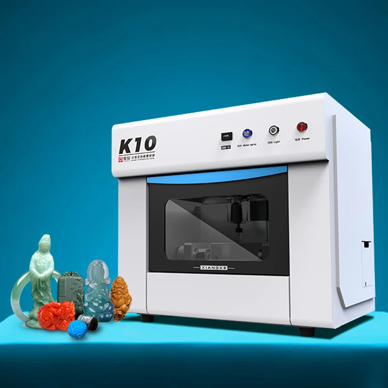 Machine de gravure CNC automatique, petit ordinateur de bureau domestique, diversifier, noyau d'olive, sceau de mise en œuvre, traitement tridimensionnel