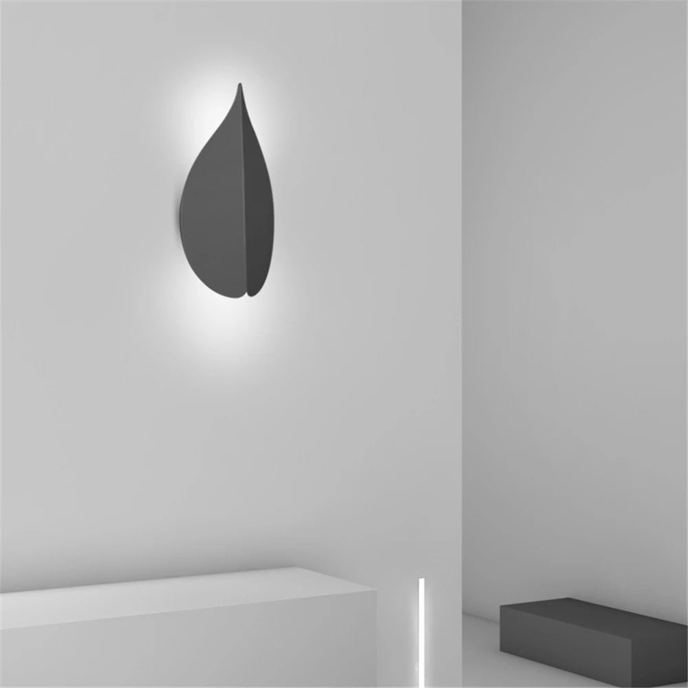 Indoor Wall Lamp Modern Led lights Personality Nordic Leaf Lamp Living Room Wall Light Decoration Bedroom Bedside Lamp Sconce image 3