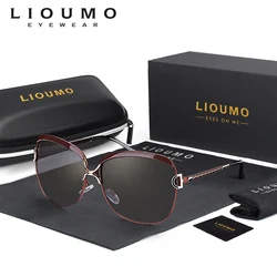 LIOUMO Luxury Sunglasses Women Polarized Gradient Lens Anti-Glare UV400 Sun Glasses Fashion Female Eyewear gafas de sol hombre
