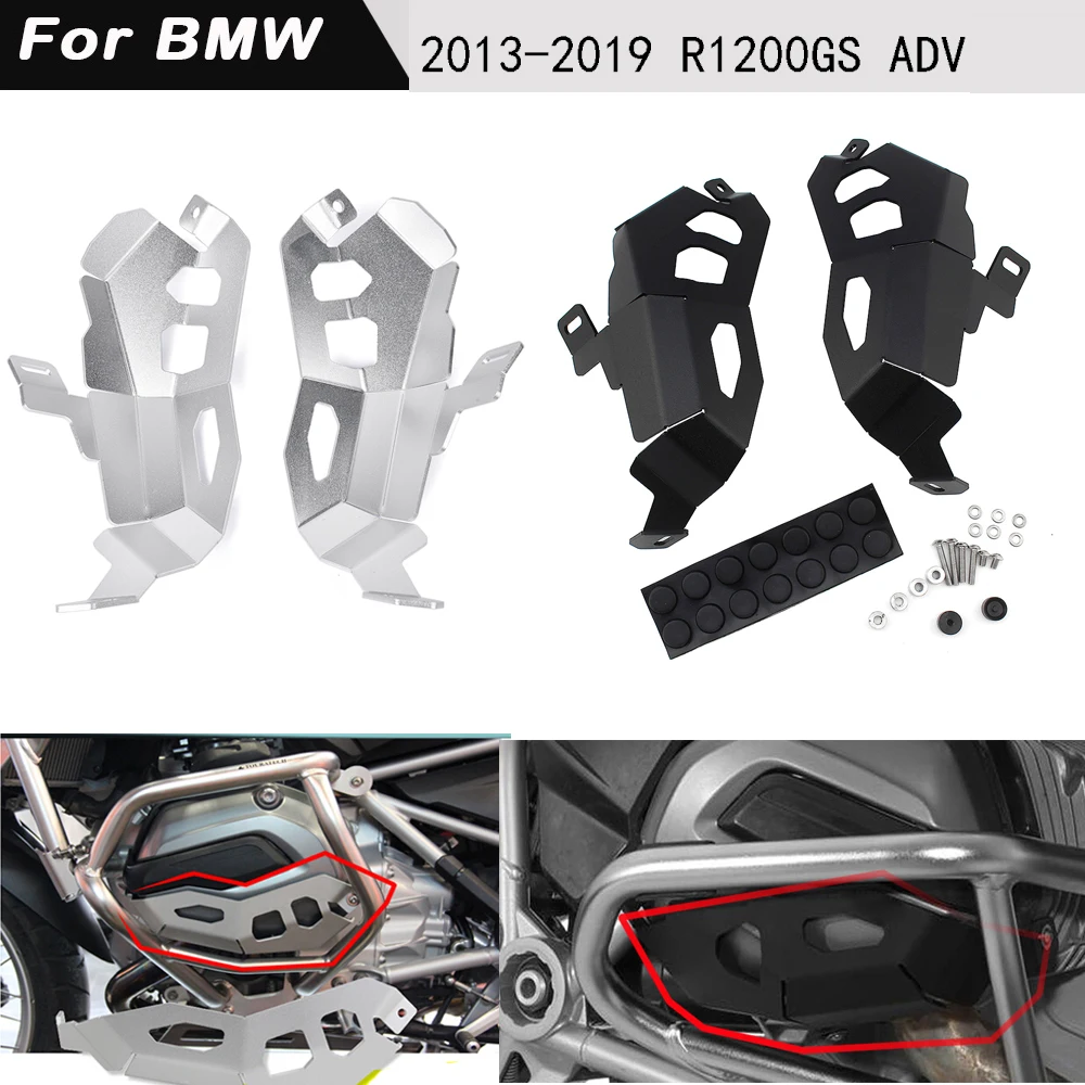 

R1200GS Motorcycle Accessories Cylinder Head Guards Protector Engine Cover For 2013-2019 BMW R 1200 GS R 1200GS ADV 2014 15 16