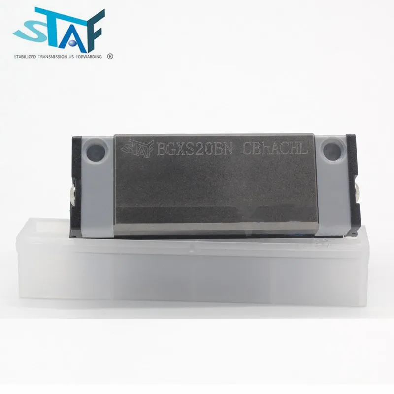 Original Taiwan STAF Linear Guide Block BGXH BGXS 15 20 25 30 35 BN FN FL BL  BGXH15FN For CNC Router Rail Slider Carriage