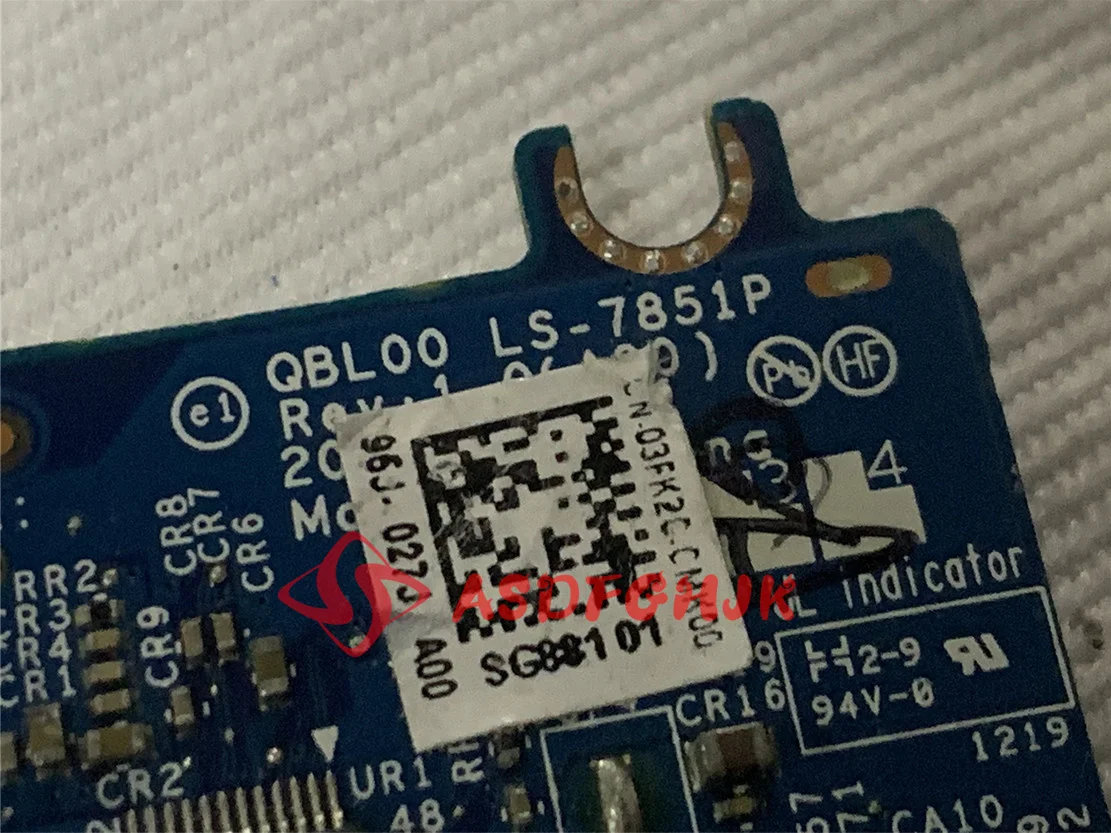 For DELL XPS 15 L521X SD CARD READER/AUDIO PORT BOARD LS-7851P KXMF1 TESTED