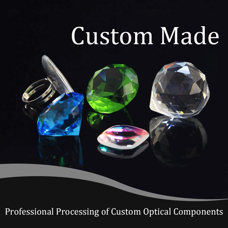 1pcs Optical Product Custom Link Factory Processing and Customization Optical Glass Free Optical Prism Lens Samples Sent Random