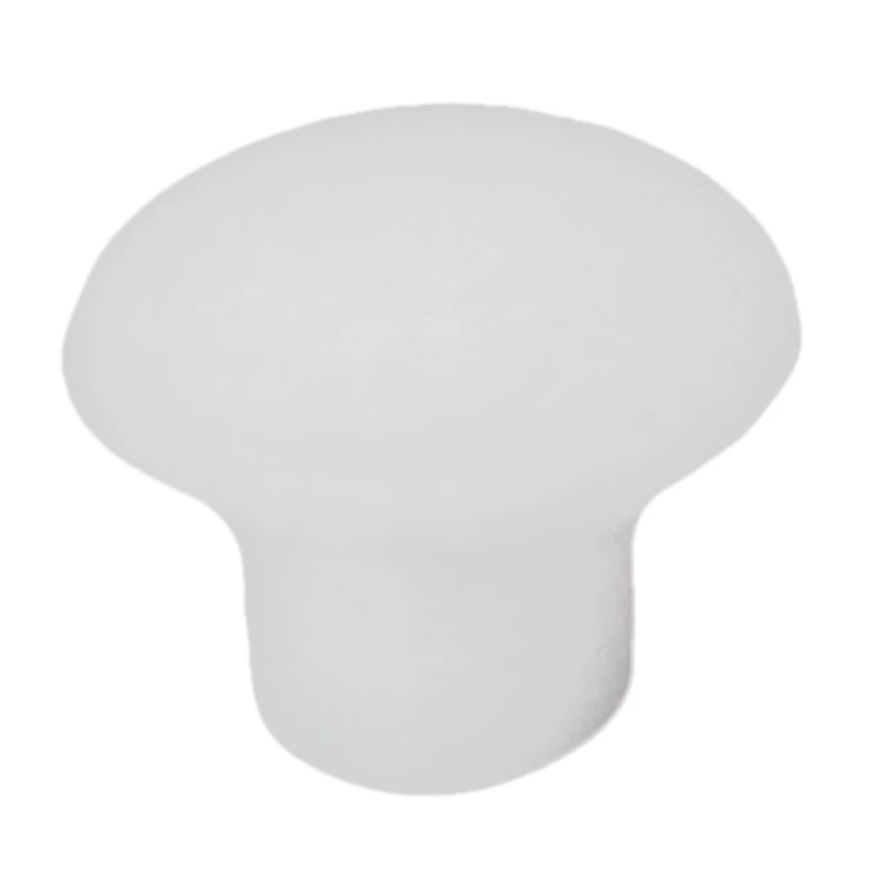 Plastic Round Shaped Cover Screw Cap Lid White 50pcs for 5mm Dia Hole