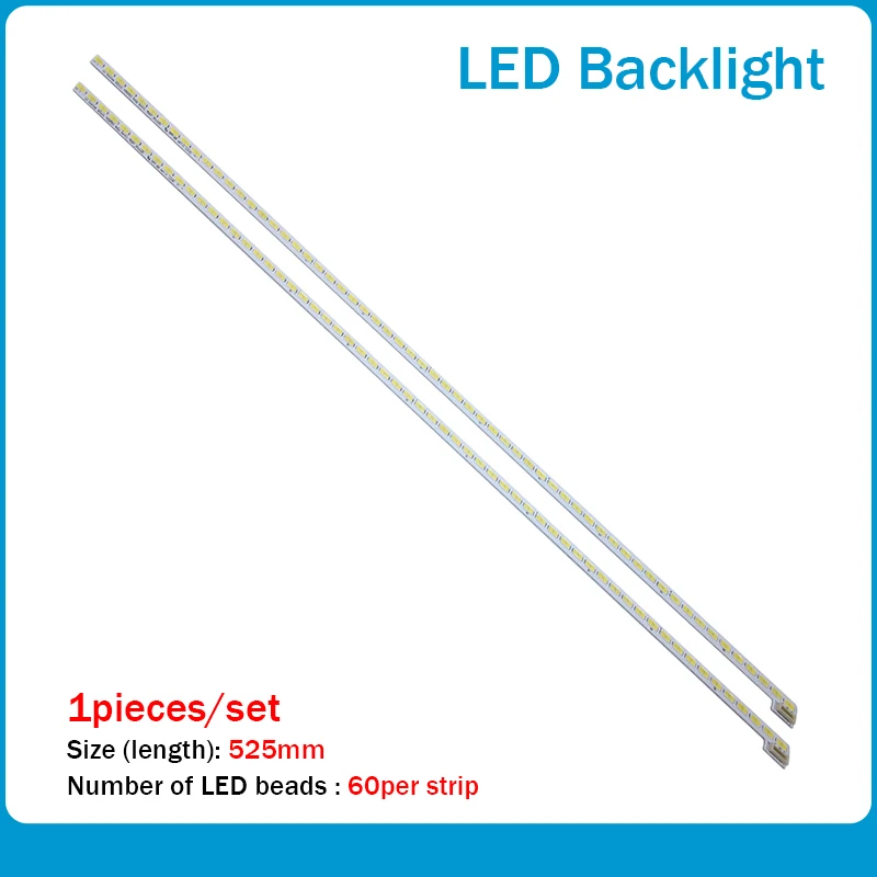 10 PCS 60LED 525mm LED Backlight Strip For TV LG Innotek 42Inch 7030PKG 60EA Rev0.2 Type 100%New