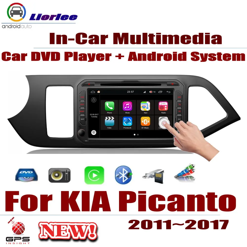 

For KIA Picanto (TA) Morning 2011-2017 Car Android System RockChip PX5 1080P IPS LCD Screen DVD GPS Multimedia Player Navigation