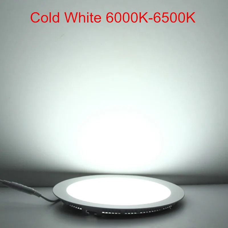 3W 4W 6W 9W 12W 15W 25W Round/Square LED Panel light Recessed Spot Ceiling Down Light Warm/Natural/Cold White 12V 24V + Driver