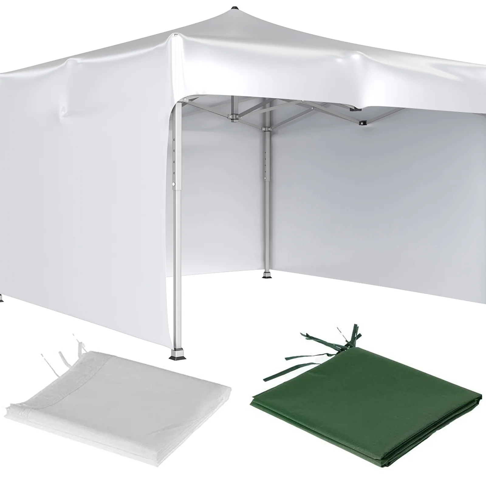 Four-corner Folding Tent Cloth Canopy Sides Panels Only Tent Gazebo Shade Sails Nets Waterproof 210D Oxford Cloth Garden Shade