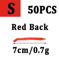50 piezas rojas