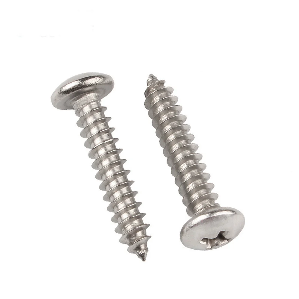 100pcs Black Carbon Steel Self-Tapping Electronic Screws – M2, M2.3, M2.6 Pan Head, Multiple Lengths 4–16mm, Versatile For Home, Furniture, DIY Repairs