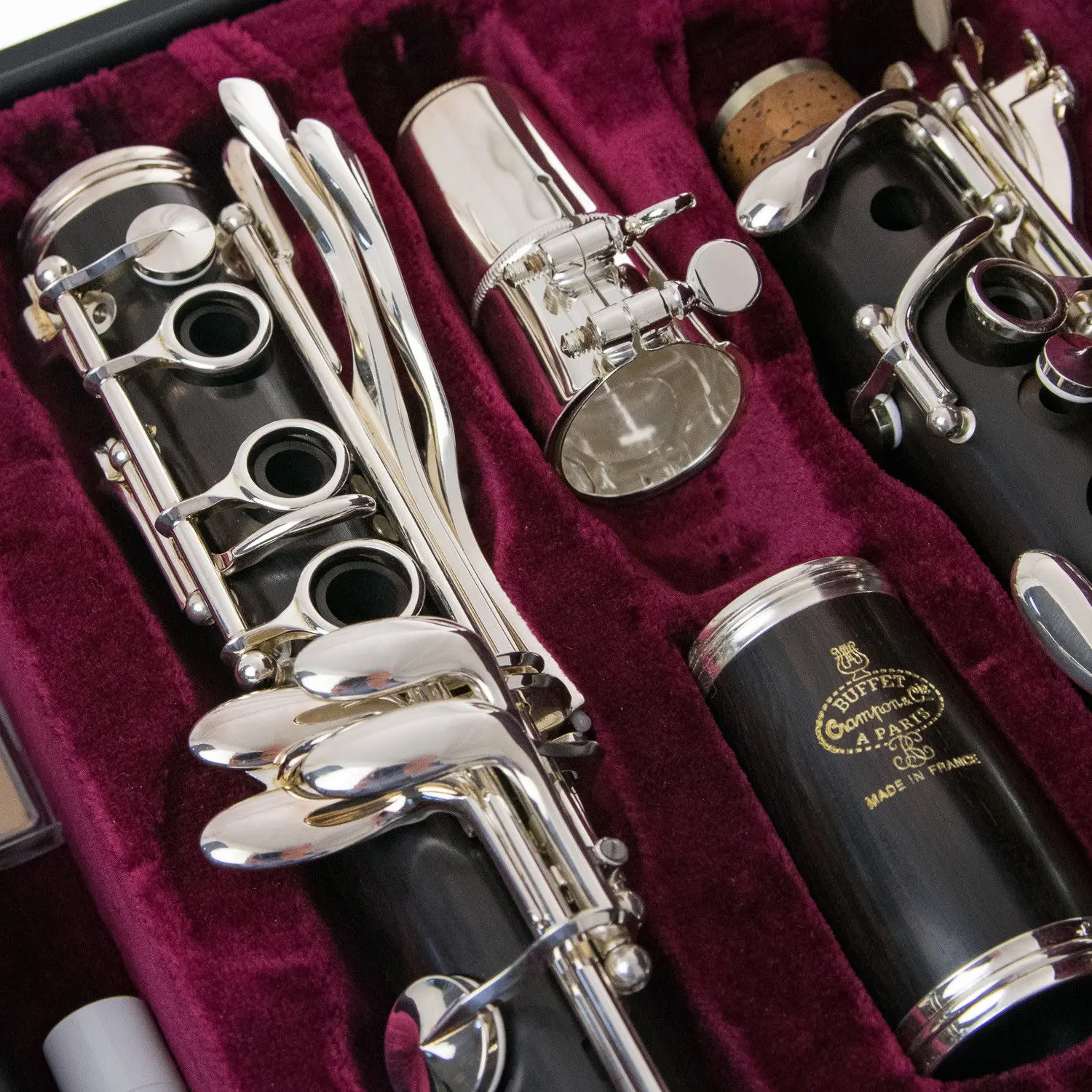 Music Fancier Club Bakelite A Clarinets RC PRESTIGE Professional Clarinet Silver Plated Keys 17 Keys With Case Mouthpiec