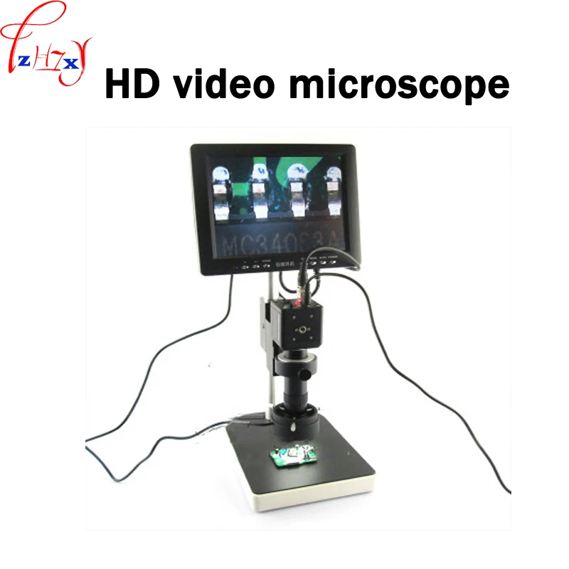 Electronic HD Video Microscope RS10M15-219-8 Electronic Video Microscope Apply Mobile Phone Circuit Board Maintenance 100-240V