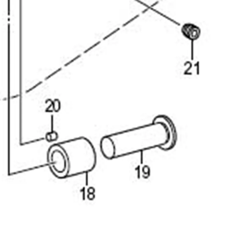 Brother RH9820 looper lever shaft cam coller and looper cam roller shaft SA6832001/SA6833001 industrial sewing machine parts