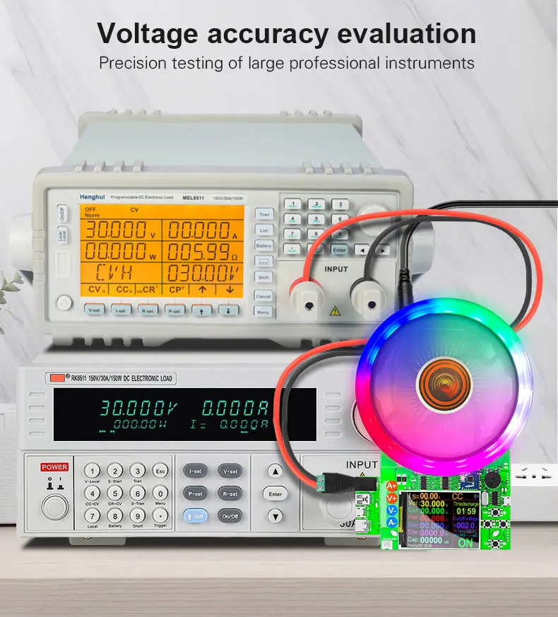 Imagem -06 - Usb Eletrônico Carga Lítio Capacidade Tester Descarga Carga Power Meter Abastecimento Verificador App Monitor Dl24 p 2.4 dc Usb