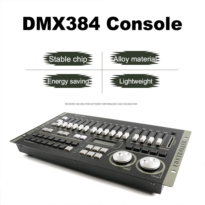 DMX Controller 384 Console Stage Lighting Controller DJ Disco Light Equipment per faretti Led Par a testa mobile