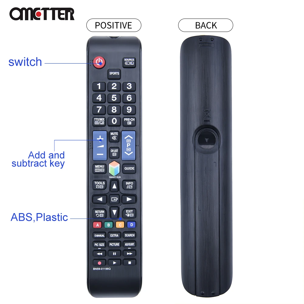 BN59-01198Q AA59-00594A New for Samsung  LED Smart TV Remote Control UE43NU7400U UE32M5500AU UE40F8000