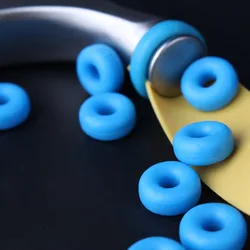 30/60pcs Rubber Ring Flat Rubber Band Fixation Free Tie Fast Round head Binding Head Slingshot Accessories