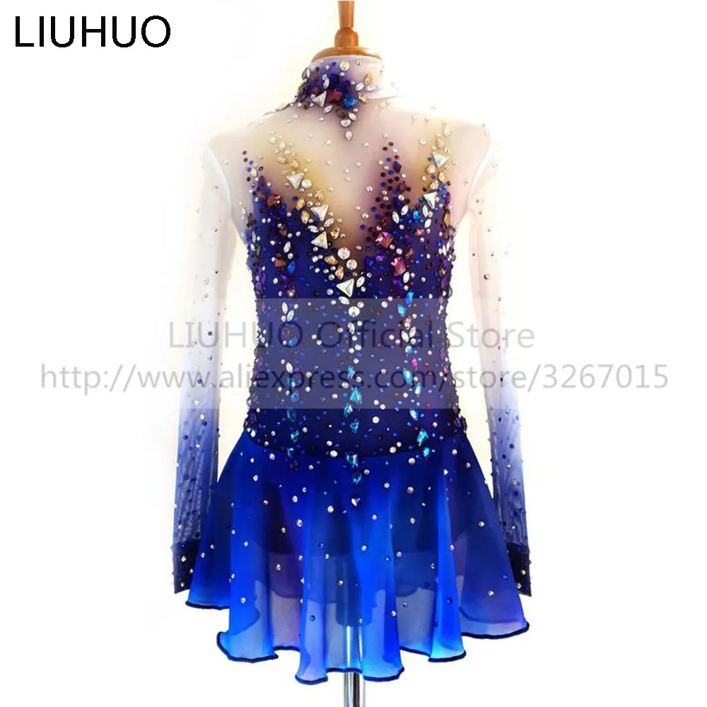 

LIUHUO, женское, для взрослых и детей, для выступлений, балета, художественной гимнастики, соревнований по фигурному катанию, платье для танцев и детей