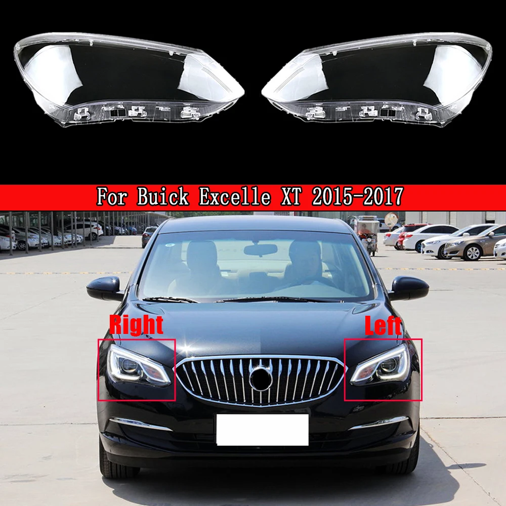 Car Headlight Lens Glass Lampshade Lamp Cover Headlight Cover Headlight Lens Lampshade For Buick Excelle XT 2015 2016 2017