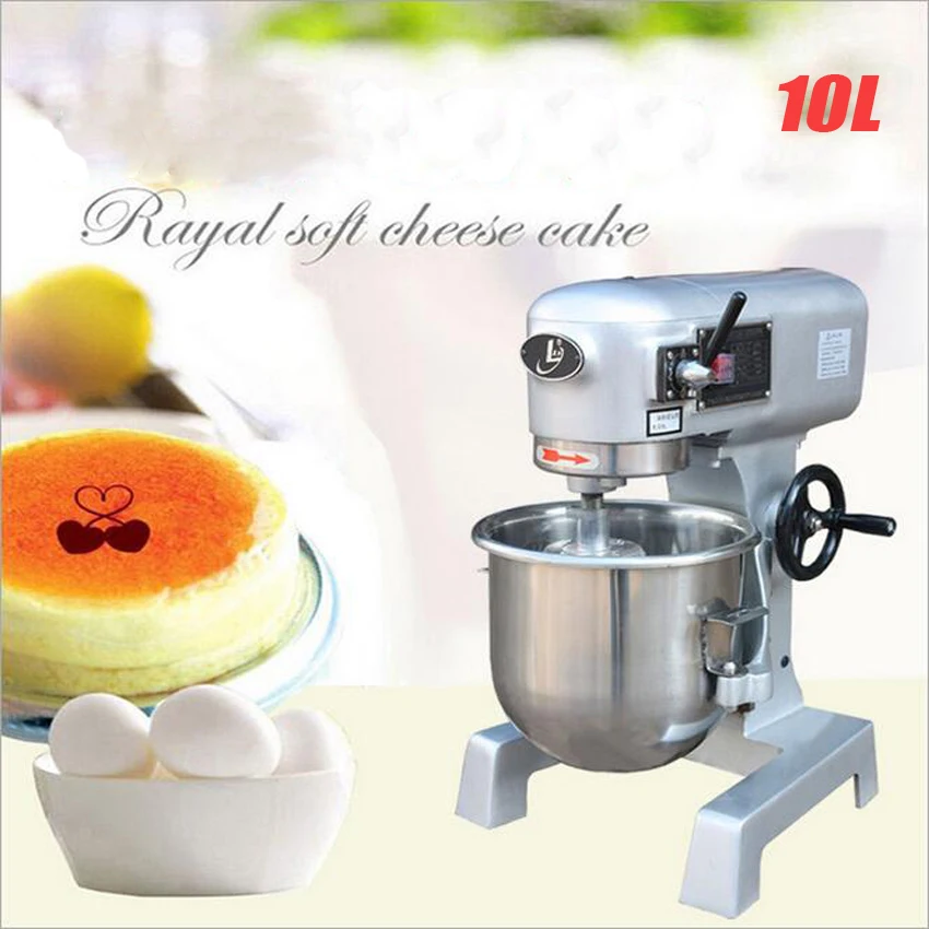 B10GF Pastry Pizza Breads Making Machine Cakes Mixer Blender,Baking Cake Mixer,egg Mixer,Noodle Machine Mini Cream 10L