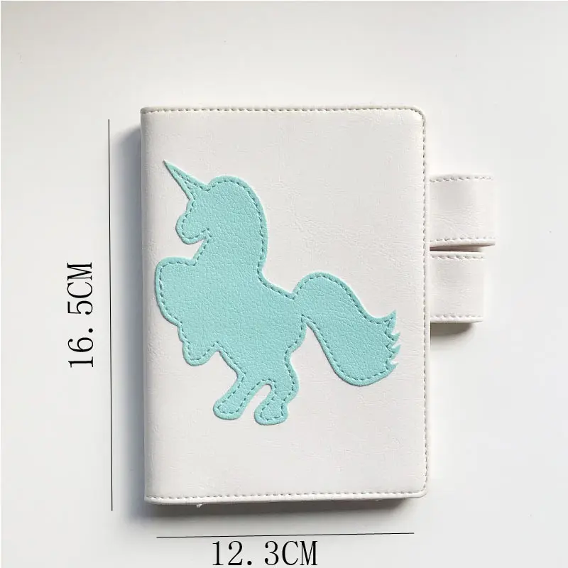 lovedoki Unicorn Pear Japanese and Korean Stationery A6 Planner Book Cover Art Notebook Shell Student Diary School