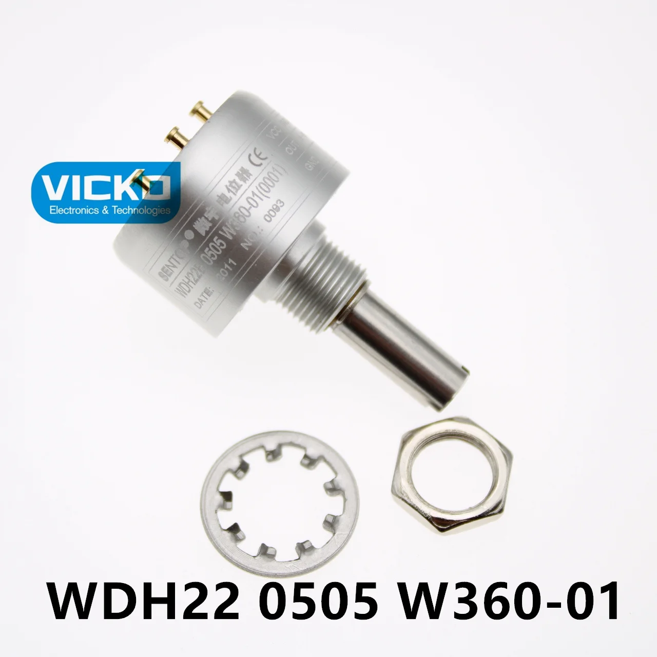 [VK] ORIGINAL WDH22 0505 W360 non-contact 0-360 degree 0-5V 0.3% output Angle sensor switch WDH22B