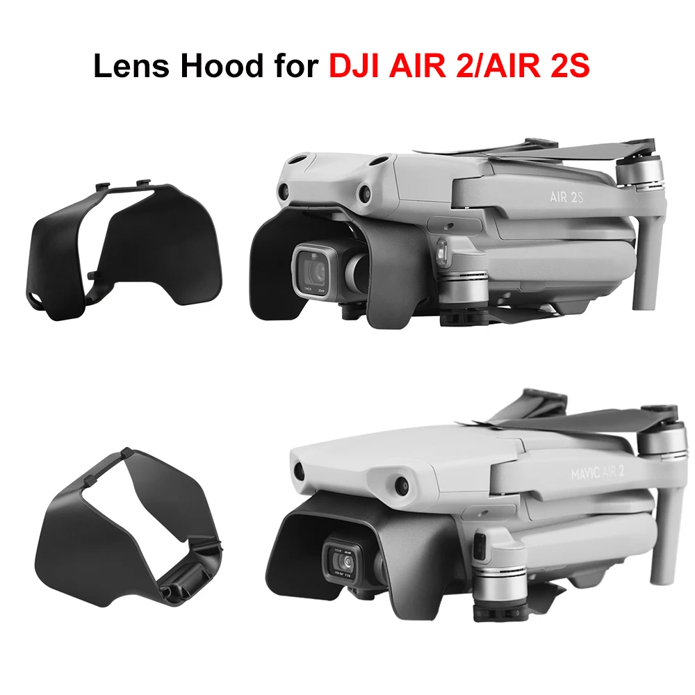 Lens Hood for DJI Mavic Air 2/AIR 2S Drone Lens hood Protector Sun Shade Glare Shield Shade Anti Flare for DJI AIR 2S Accessory