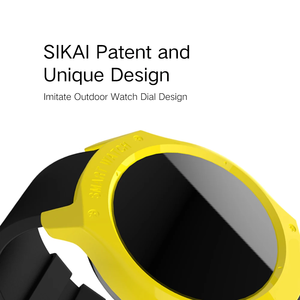 حافظة SIKAI لـ Ticwatch 2 غطاء واقي شاشة صلب من البولي كربونات لملحقات الساعة الذكية Ticwatch 2