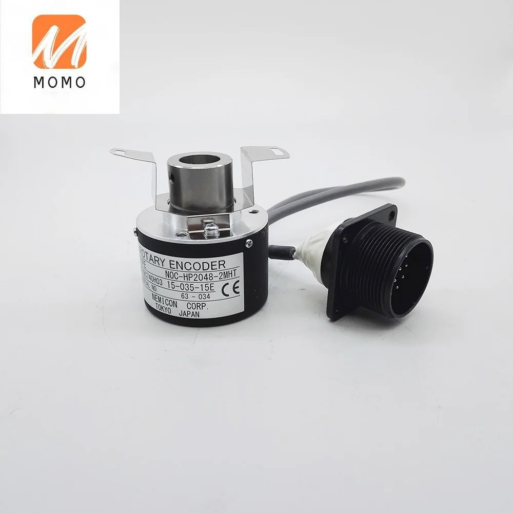 New Original  NOC-HP2048-2MHT-15-035-15E NEMICON Rotary Encoder 2048 Pulse Hollow Shaft Hole 15mm Encoder