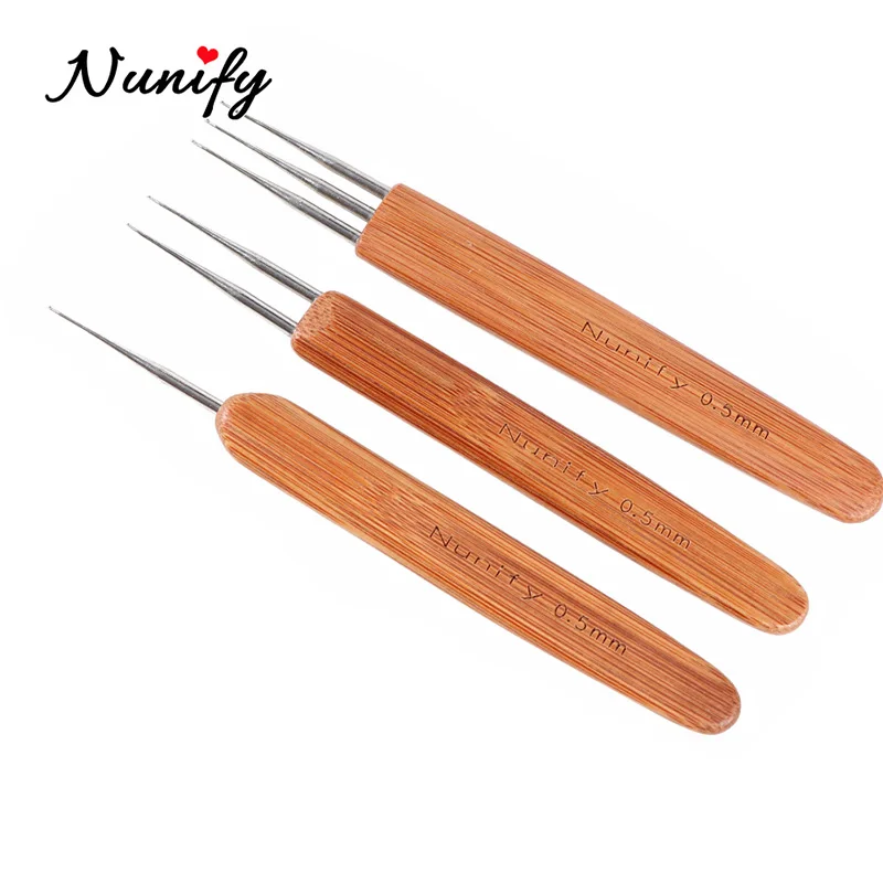 0.5Mm 0.75Mm Dreadlock Needle 1Pcs Crochet Hook For Dread Hair New Brand Quality Hook Needle For Crochet Braids