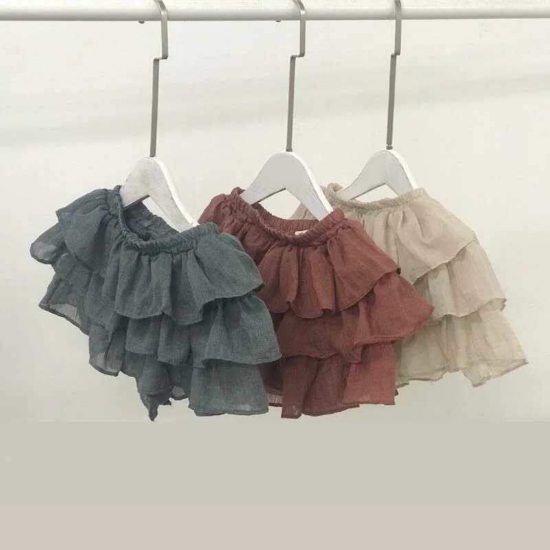 Summer Girls Shorts Tutu Cake Skirts Baby Short Pants Bottoms Toddler Shorts Kids Trousers Children's Clothes Shorts For Girls