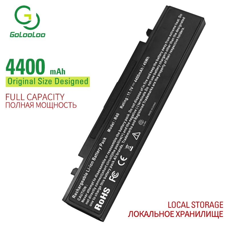 Golooloo 6 células bateria do portátil para Samaung P210 P460 P50 P560 P60 Q210 R40 R408 R410 R45 R460 R510 R560 r60 R610 R65 R70