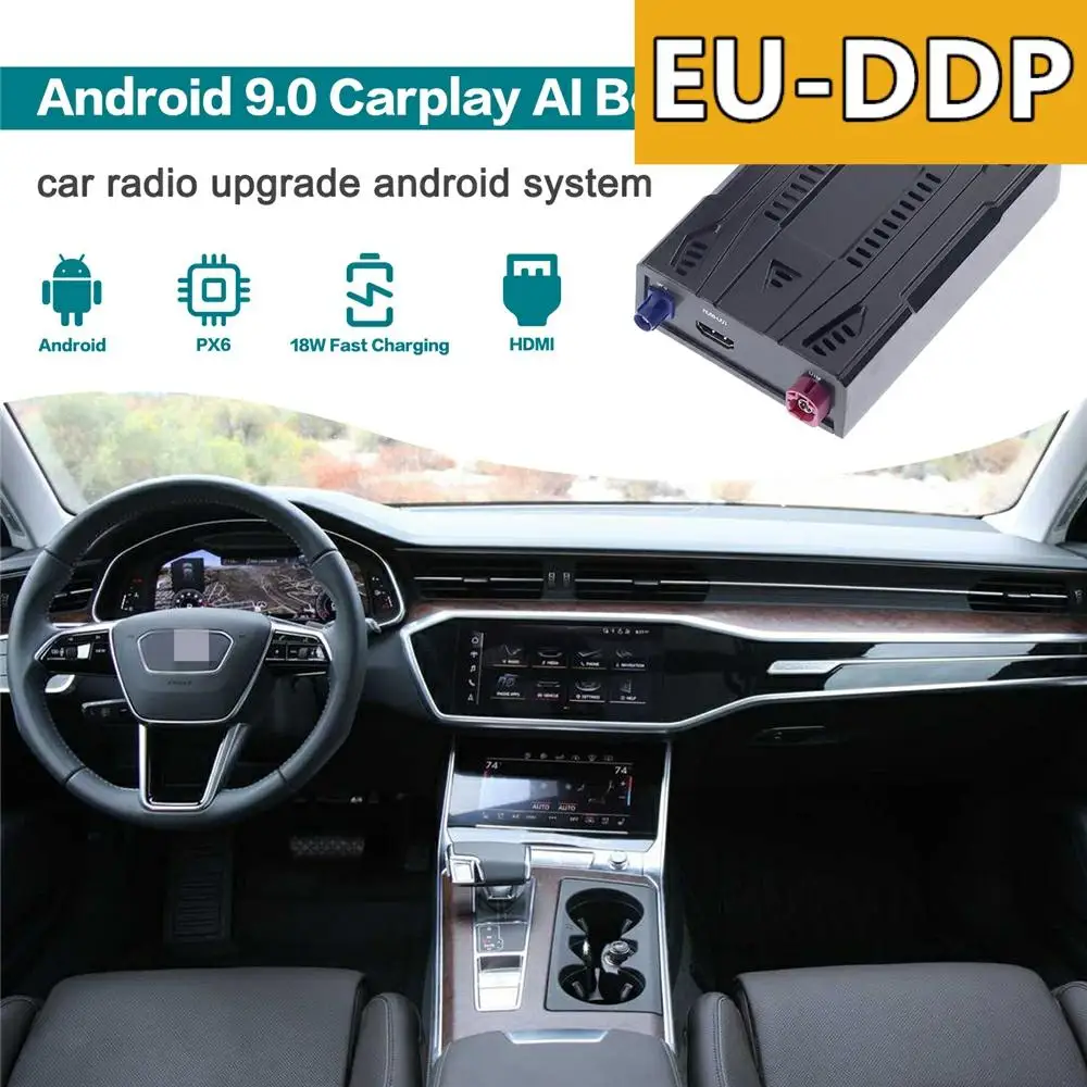 128GB Carplay Ai Box Car Radio Upgrade Android Auto For Audi allroad 2020 2021 Stereo Smart Multimedia Player WIfi