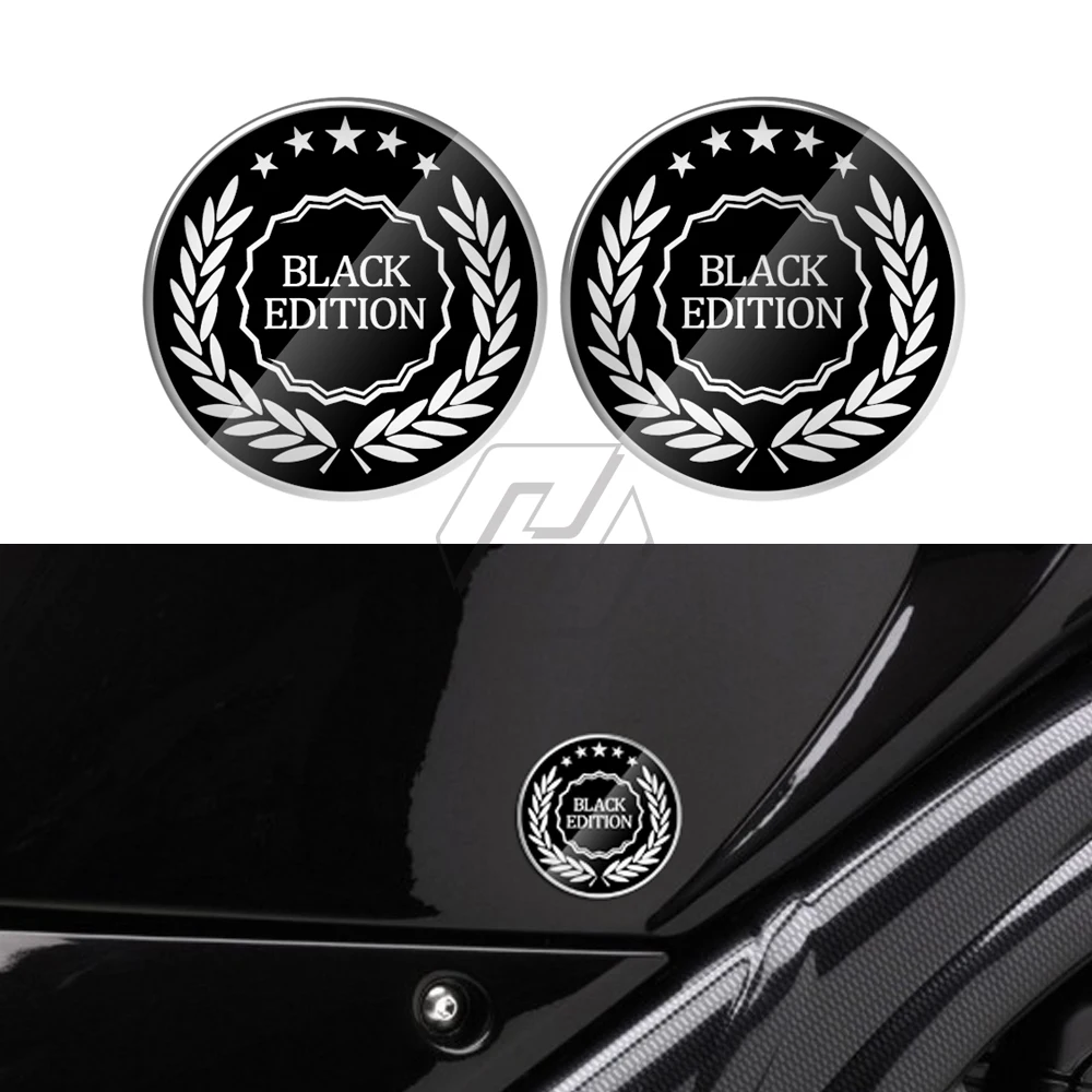 Black Edition Sticker Motorcycle Decal Case for Piaggio Vespa GTS GTV for BMW Honda T-MAX CBR Ducati Aprilia Sticker