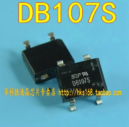 

(5 шт.) DB107S 1A 1000V SOP-4