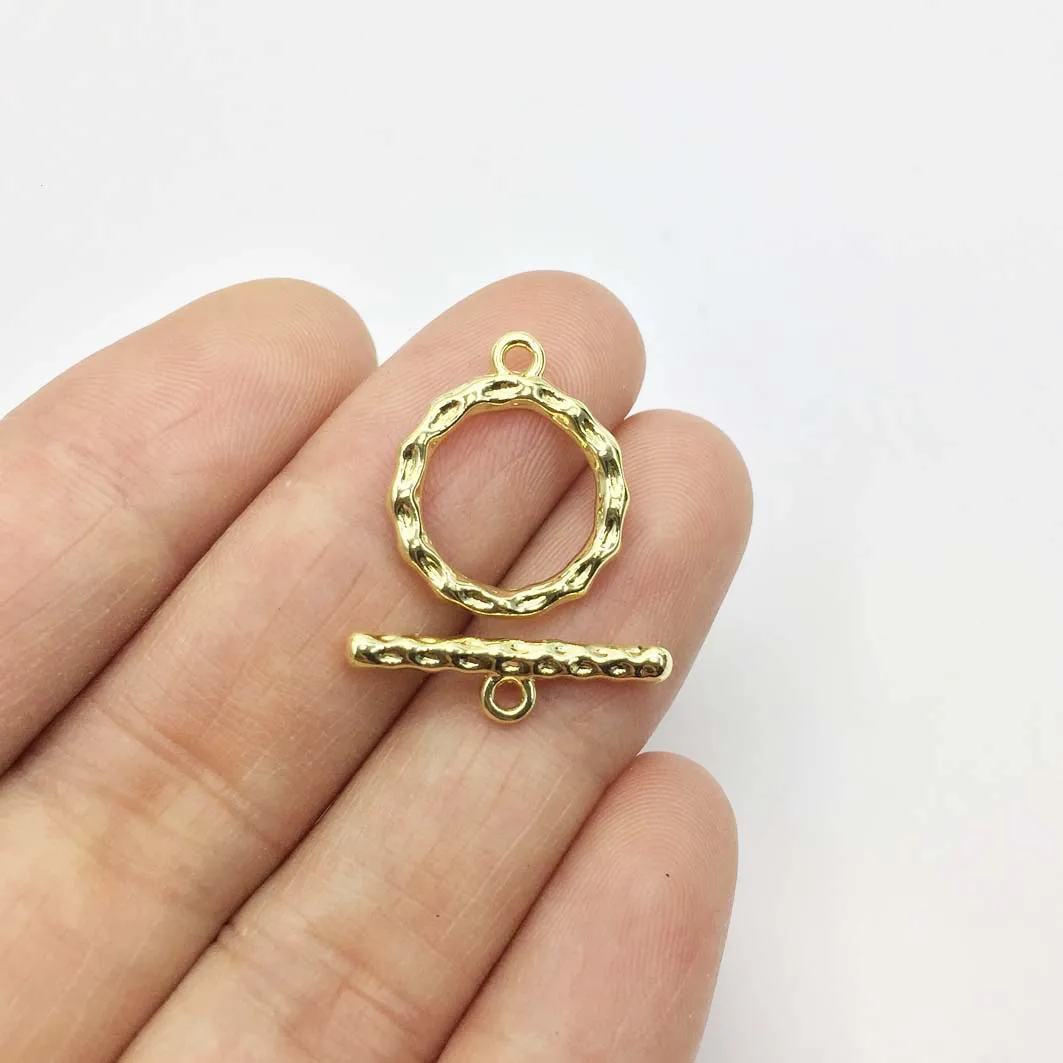 

Eruifa 10 компл./20 шт. OT застежка диаметром 15 мм/24 мм длина подвески из цинкового сплава кулон ювелирные изделия DIY ожерелье 2 цвета