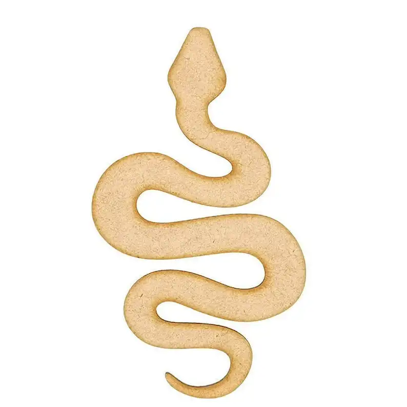 Snake MDF Craft Shapes Wooden Blank Gift Tags Decoration Embellishments Pack Art