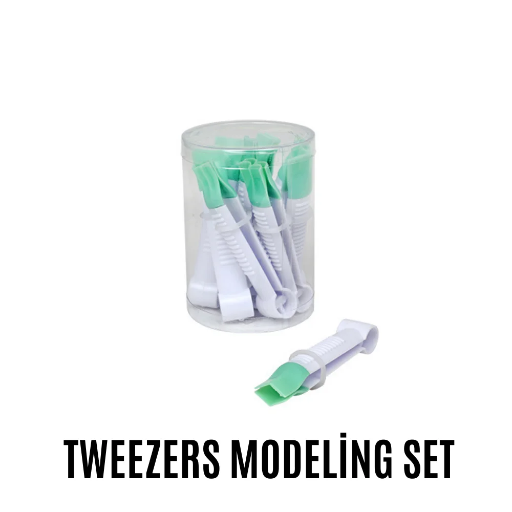 Tweezers modeling set