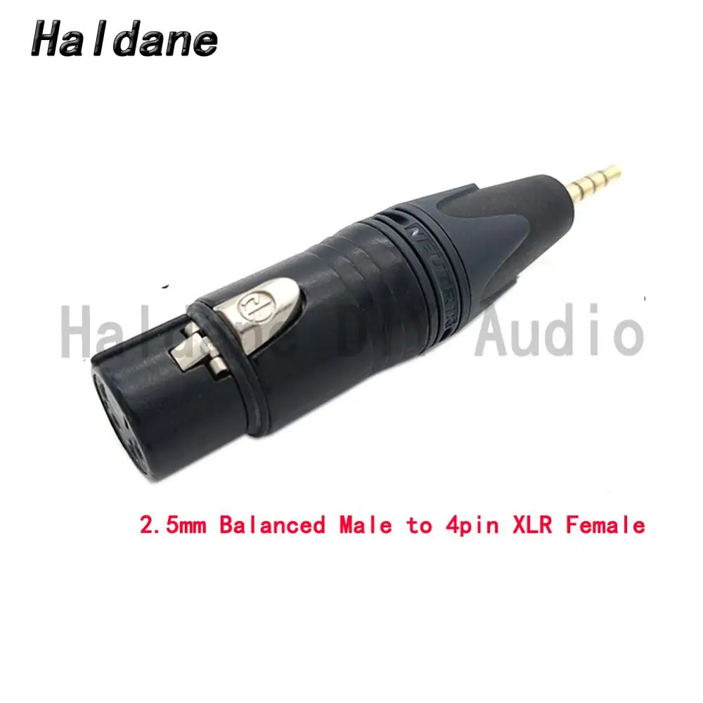 

Haldane HIFI 2.5mmm/4.4mm Balanced Male to 4pin Balanced XLR Female Converter Adapter 2.5 4.4 to XLR Male to Female for NEUTRIK