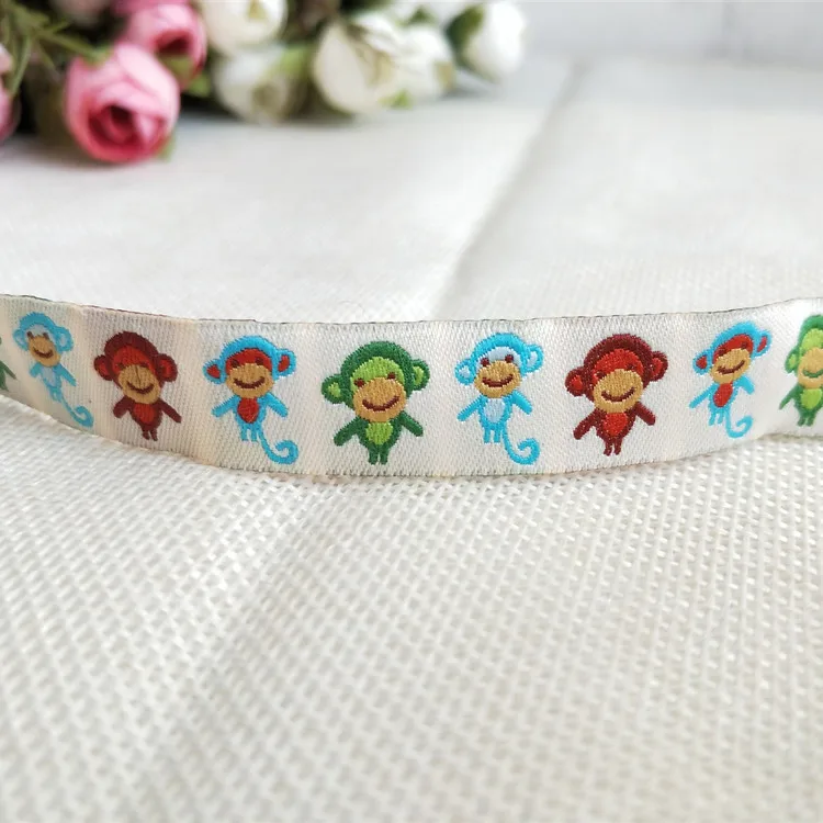 28 different Cartoon Ribbons 5yards Polyester Woven Jacquard Ribbon   For DIY Pet Dog Collar Decorated With Garment Accessories