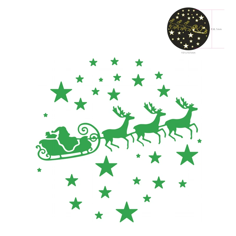 

Christmas Elk Santa Metal Cutting Dies Stencils For DIY Decorative Embossing Handcraft Paper Cards Making Die Template New