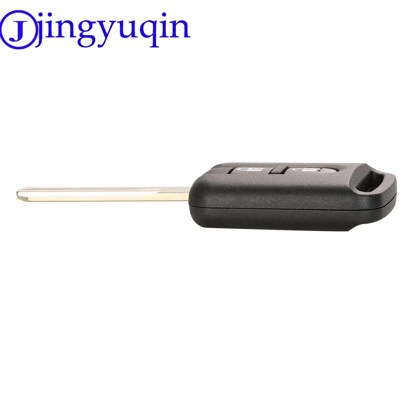 Jingyuqin-carcasa para llave de coche, mando a distancia de 2 botones para Nissan Qashqai Navara Micra NV200 Patrol Y61 2002-2016